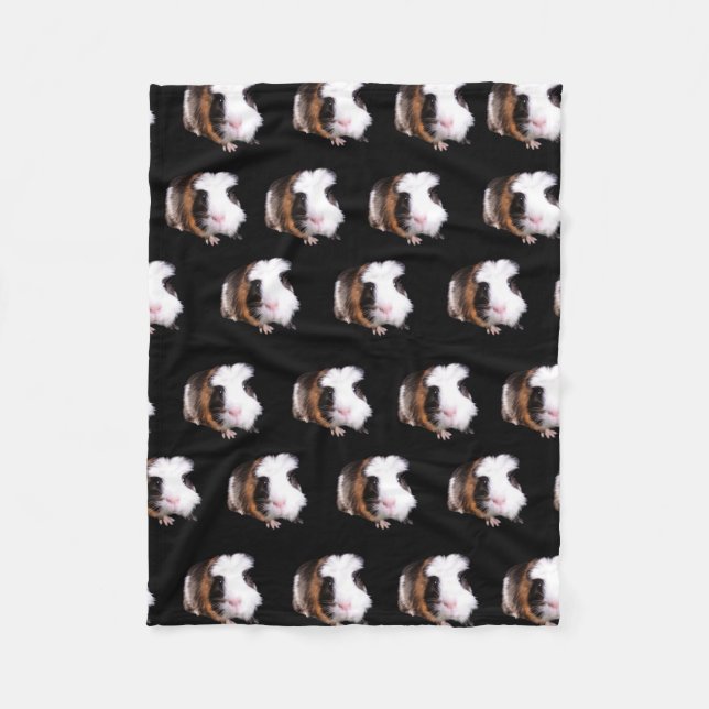 Tortoiseshell Guinea Pigs Small Fleece Blanket. Blanket (Front)