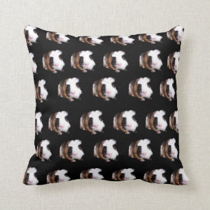 Tortoiseshell Guinea Pigs, Throw Cushion. Pillow