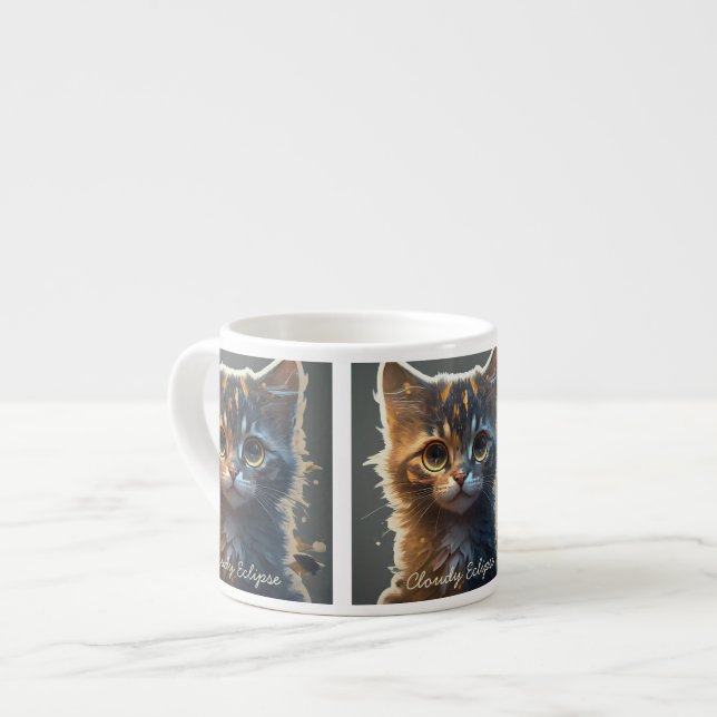 Tortoiseshell Kitten Spécialité Mug (Devant gauche)