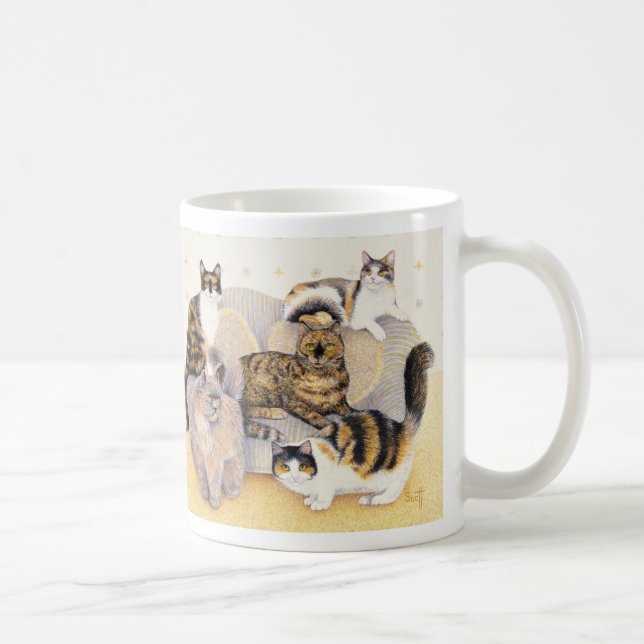 Tortoiseshell ladies coffee mug (Right)