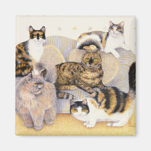 Tortoiseshell ladies magnet
