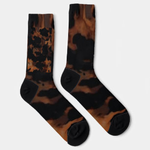 Tortoiseshell Seamless Pattern, Chic TortoiseShell Socks
