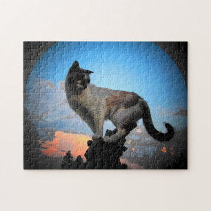 Tortoiseshell Sky by djoneill or your photo Jigsaw Puzzle