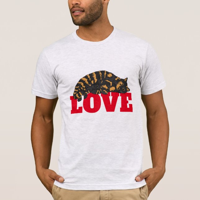 TORTOISESHELL TORTIE CAT T-SHIRTS (Front)