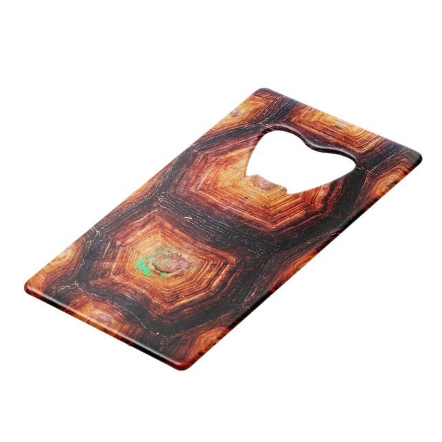 Tortoiseshell Wallet Bottle Opener (Front Angled)
