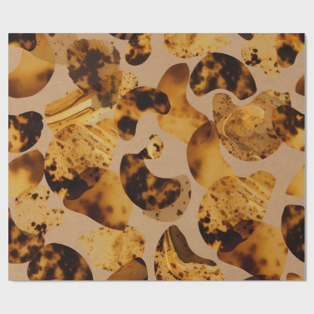 Tortoiseshell Wrapping Paper (Flat)