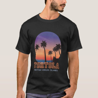 Tortola British Virgin Islands Sunset Beach T-Shirt