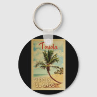 Tortola Palm Tree Vintage Travel