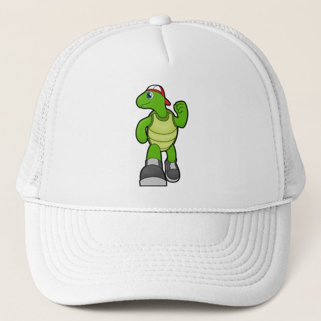 Tortue à courir avec Casquette (Devant)