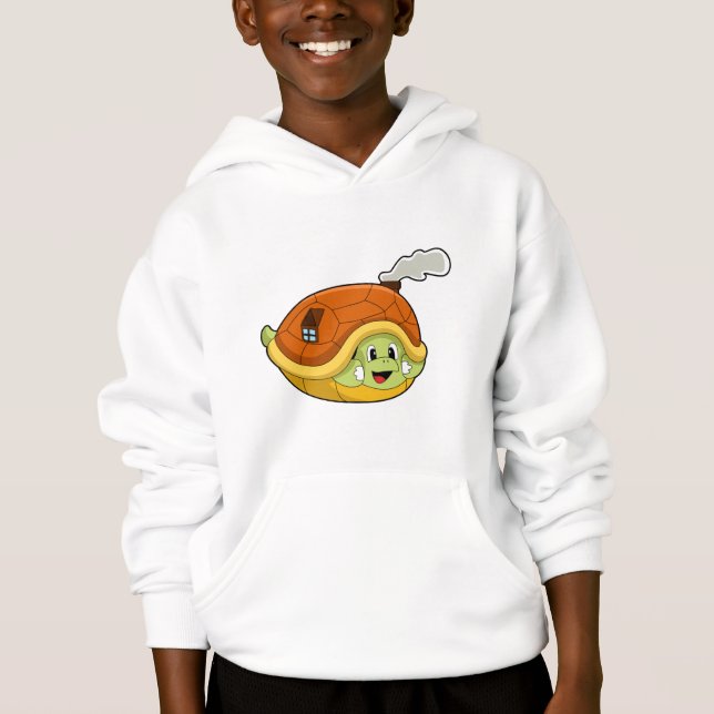 Tortue avec coquille comme maison (Devant)