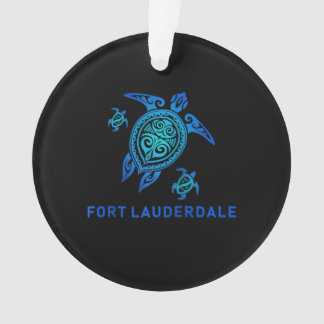 Tortue bleue de la mer de Fort Lauderdale
