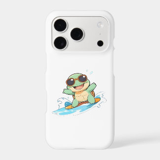 Tortue Chibi Mignonne Design de Plage d'Été pour S