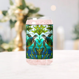 Tortue côtière tropicale Turquoise bleue verte