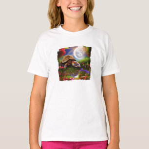 Tortue de fantaisie et lune T-Shirt
