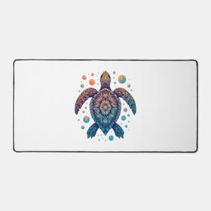 Tortue de mer hawaïenne Tie-Dye Vacances à Hawaï P