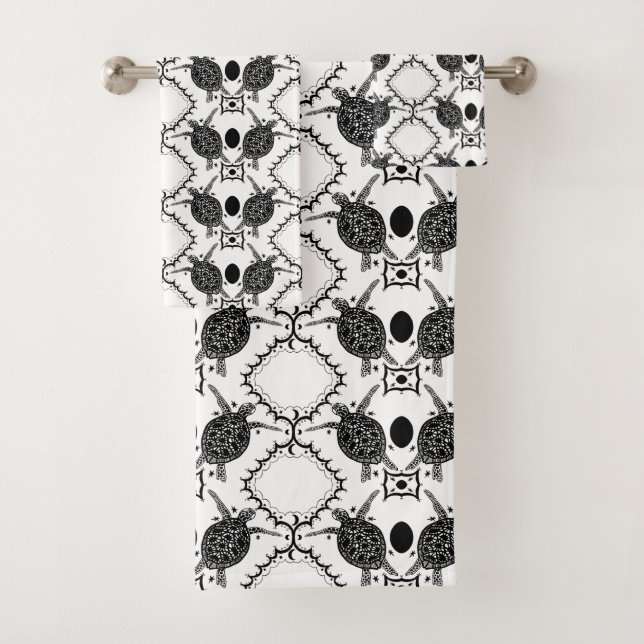 Tortue de mer Motif (En situation)