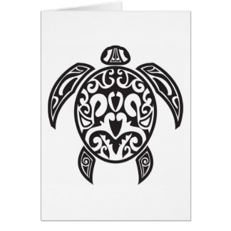 Tortue de mer tribale