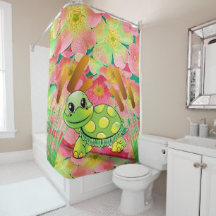 Tortue de rideau de douche