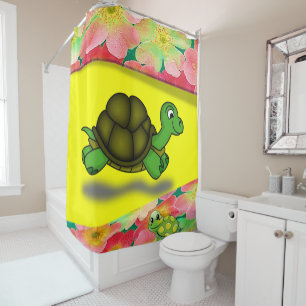 Tortue de rideau de douche