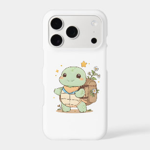 Tortue de voyage aventureuse mignonne design Kawai