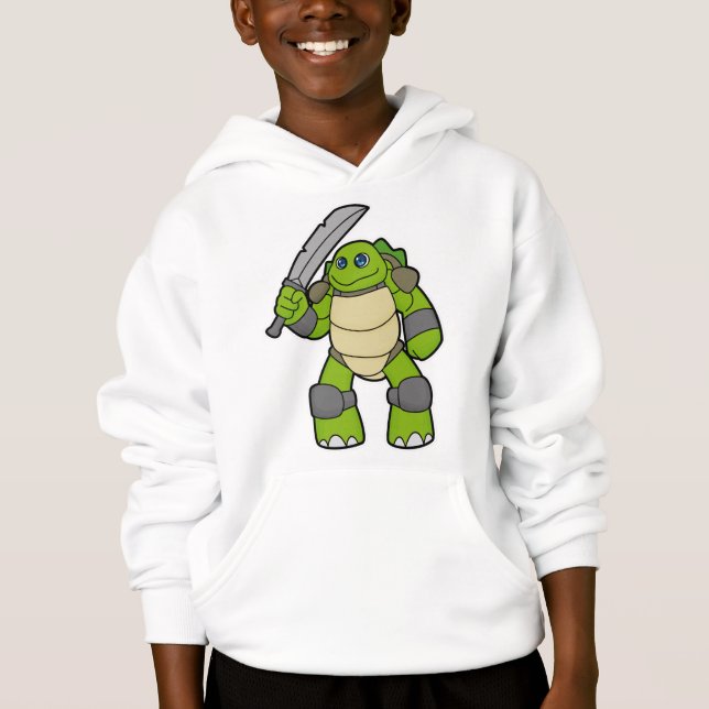 Tortue guerrière avec épée (Devant)