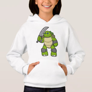 Tortue guerrière avec épée