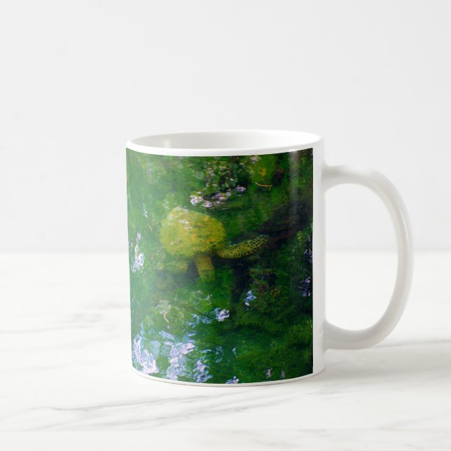 Tortue hawaïenne Mug nature art beauté (Droite)