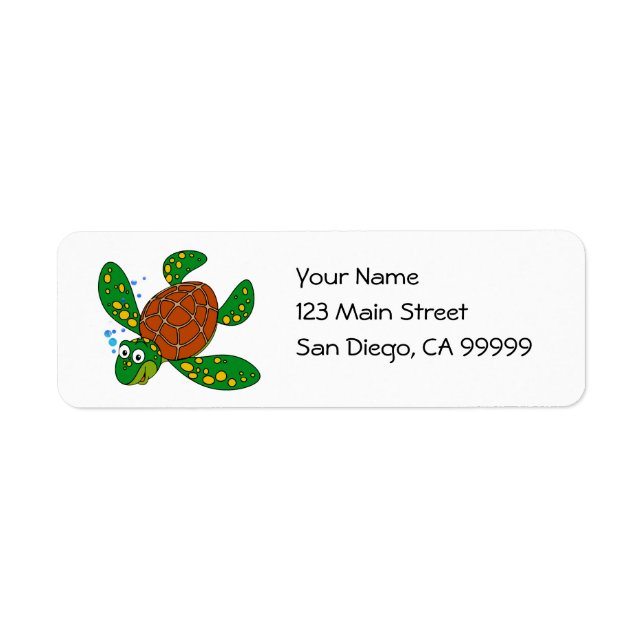 Tortue marine de plongée (Devant)