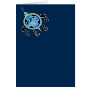 Tortue marine peinte