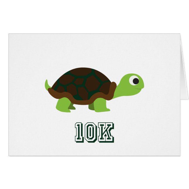 Tortue mignonne 10K (Devant Horizontal)