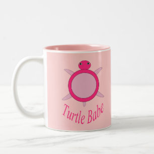 Tortue rose mignonne Baby Mug