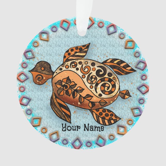 Tortue tribale (devant)