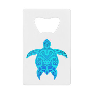 Tortue tribale bleue