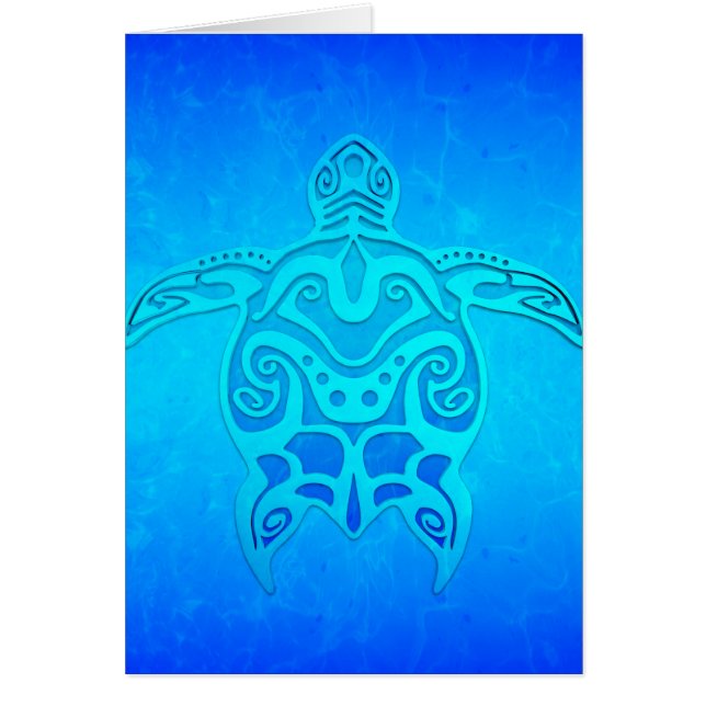 Tortue tribale bleue (Devant)