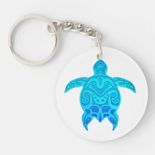 Tortue tribale bleue