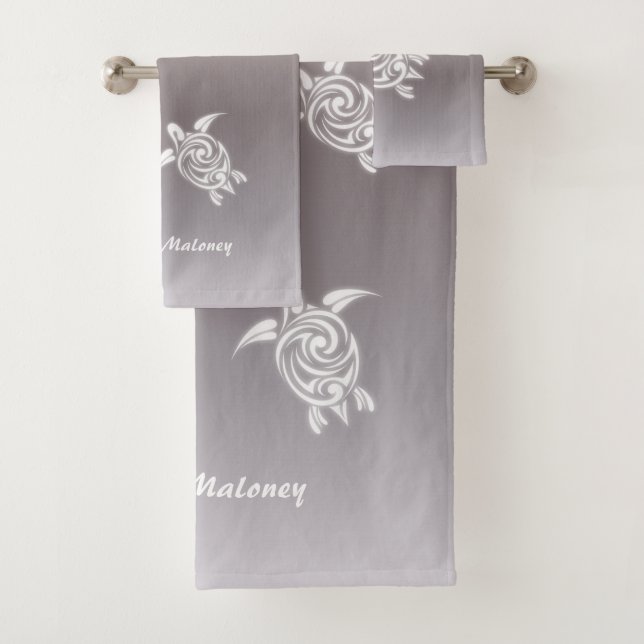 Tortues blanches Taupe Gradiet Ajouter un nom  (En situation)