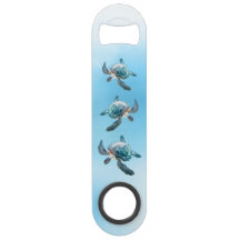 Tortues de mer 3D Océan Thème