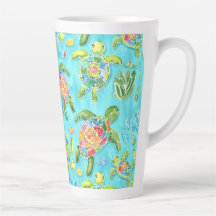 Tortues de mer Latte Mug