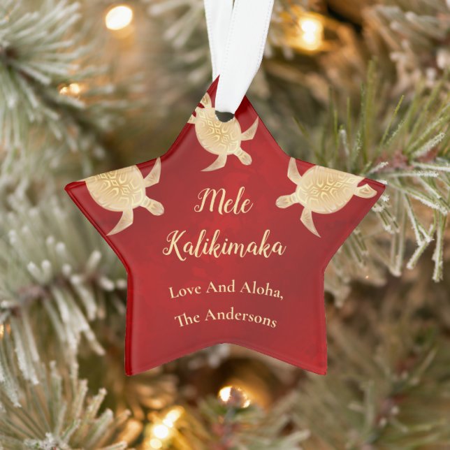Tortues d'or | Mele Kalikimaka | Noël (Arbre)
