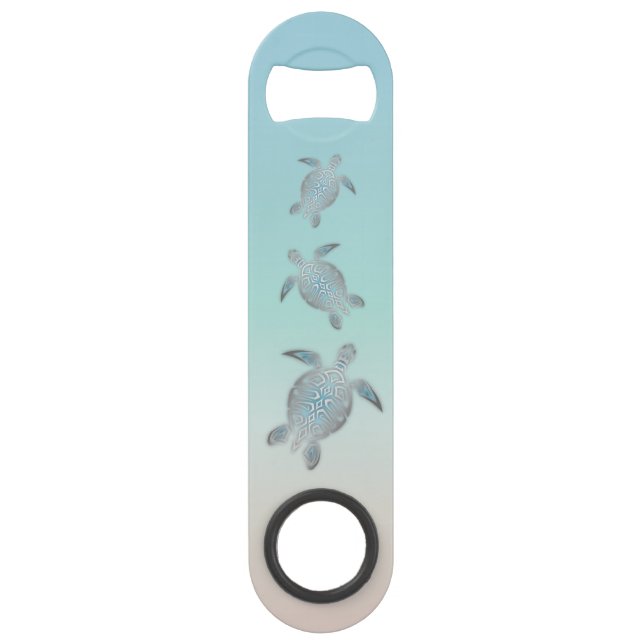 Tortues marines d'argent Turquoise Maritime Nautiq (Devant)