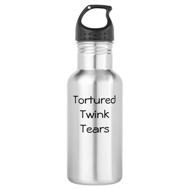 Tortured Twink Tears 532 Ml Water Bottle (Front)