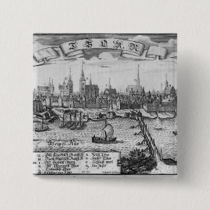 Torun, Poland 2 Inch Square Button