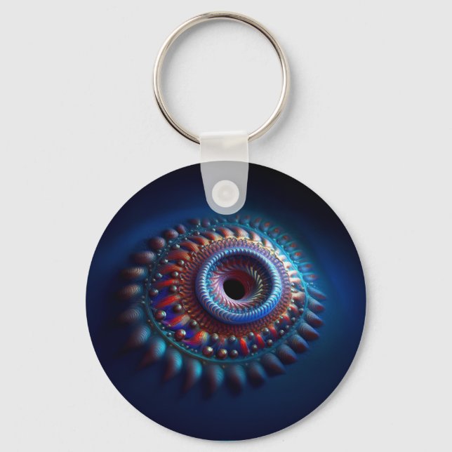 Torus Wormhole Keychain (Front)