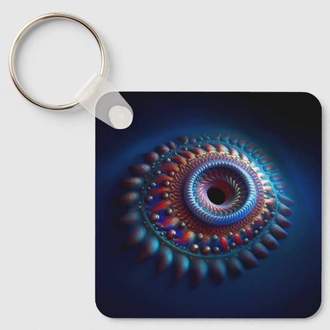 Torus Wormhole Keychain (Front)