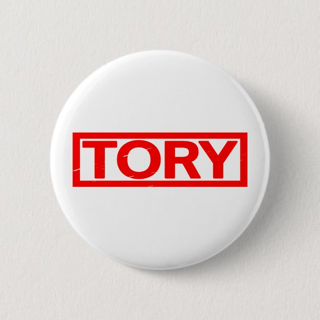 Tory Stamp 2 Inch Round Button (Front)