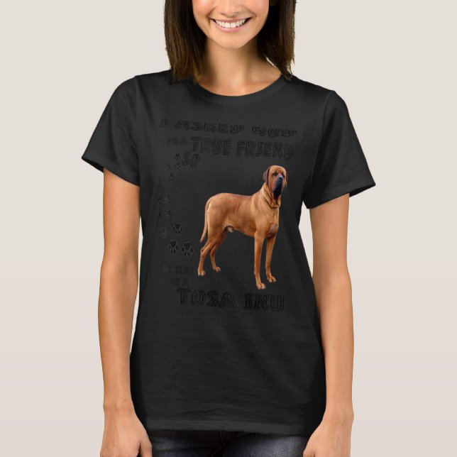 Tosa Inu Quote Mom Tosa Ken Dad Print Japanese Mas T-Shirt (Front)
