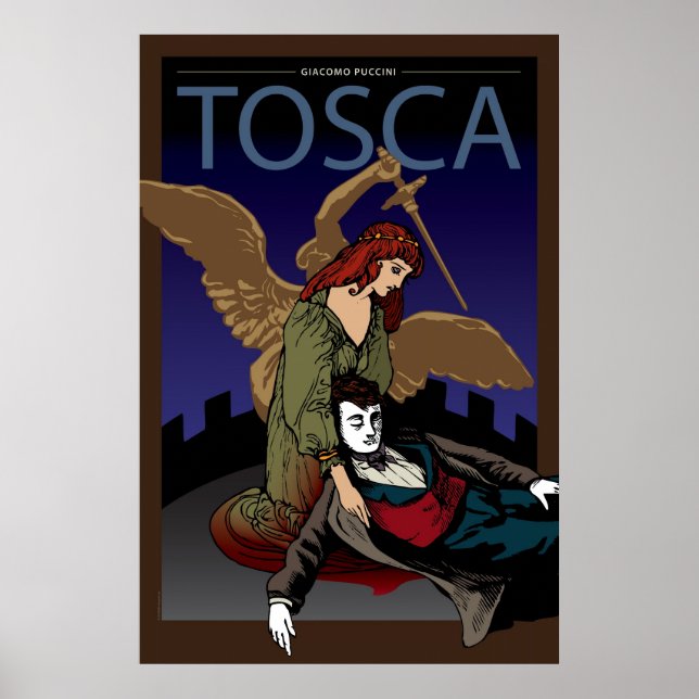 Tosca, Opera Poster (Front)
