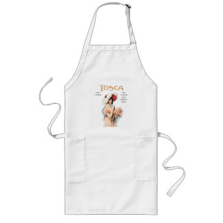Tosca Opera Vintage - Puccini Opera Poster Design Long Apron
