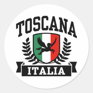 Toscana Classic Round Sticker