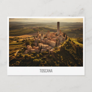 Toscana, Italy postcard